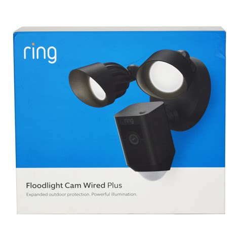 ring Ring - Floodlight Cam Plus Outdoor Wired 1080p Surveillance Camera ...