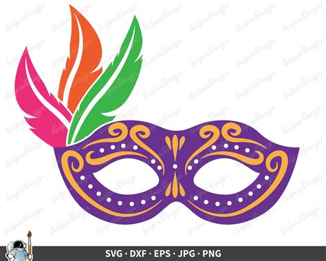 Mardi Gras SVG Mardi Gras Mask Vector Mask Clipart Mask Cricut - Etsy