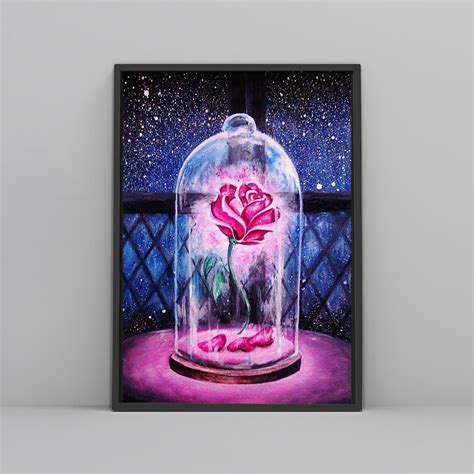 Beauty And The Beast Rose Posters