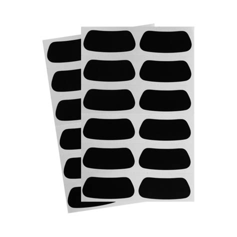 Eye Black Stickers | Eye black stickers, Eye black, Black