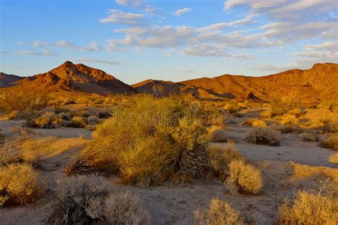 Mojave Desert Mountain Scene Stock Image - Image: 15288873