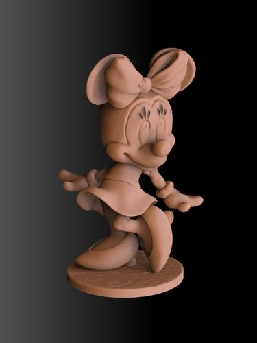 3D Printed Minnie Mouse.3d printable.STL. by gt5prologue | Pinshape