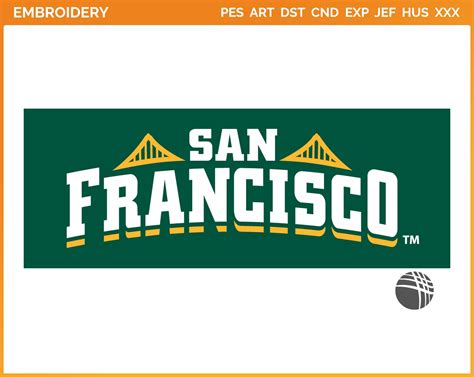 San Francisco Dons - Wordmark Logo (2012) - College Sports Embroidery ...