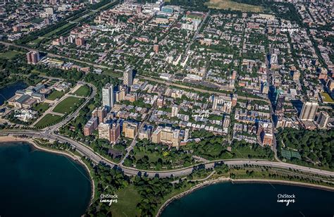 Aerial View of Lake Shore Drive Museum Campus Hyde Park and The ...