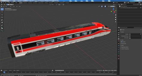 ETR1000 High Speed Train Locomotive 3D Model $129 - .gltf .obj .ma .max .upk .unitypackage .c4d ...