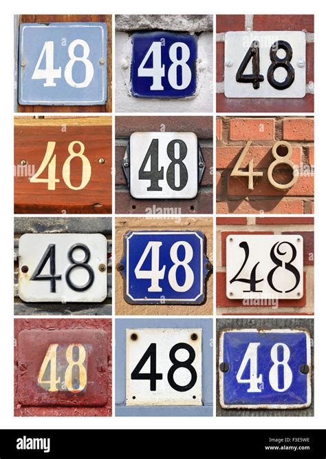 Number 48 Stock Photo - Alamy