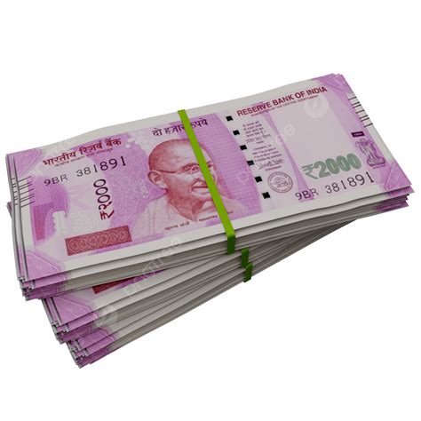 2000 Rupee Stack, 2000 Rupee Stack Transparent, Rupee Stack, 2000 Rupee ...