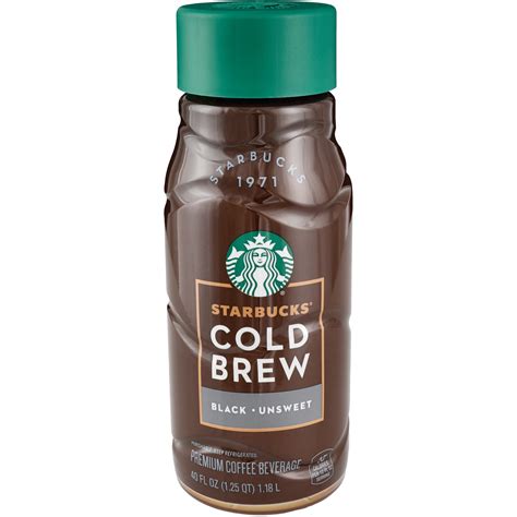 Starbucks Cold Brew Black Unsweetened Coffee - Shop Coffee at H-E-B