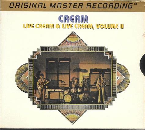 Cream – Live Cream & Live Cream, Volume II (1995, 24 KT Gold, CD) - Discogs