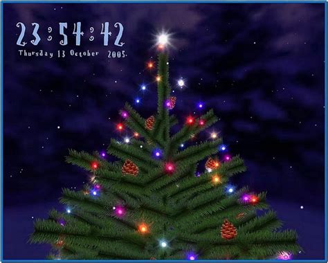 Christmas Tree Screensaver With Music - Download-Screensavers.biz