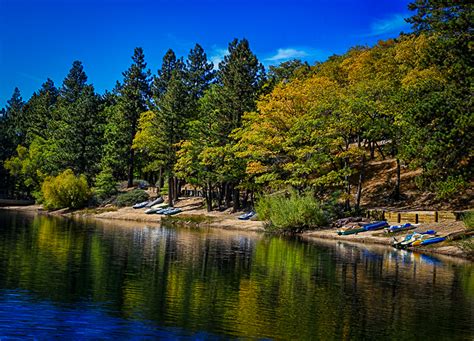 San Bernardino Mountains Approaching Peak – California Fall Color