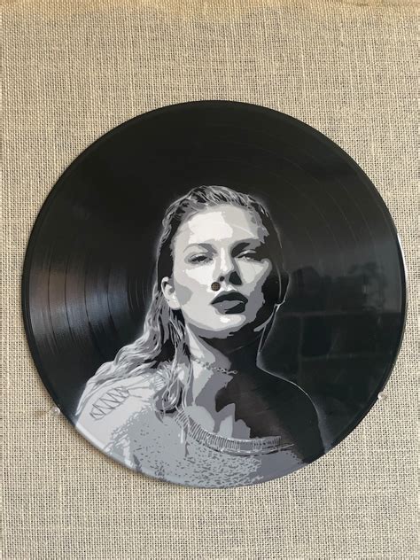 Taylor Swift Reputation Vinyl Record Art - Etsy