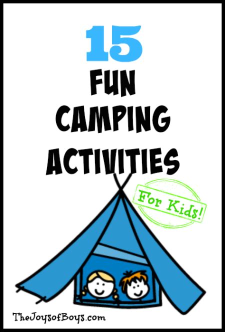 15 Fun Camping Activities for Kids