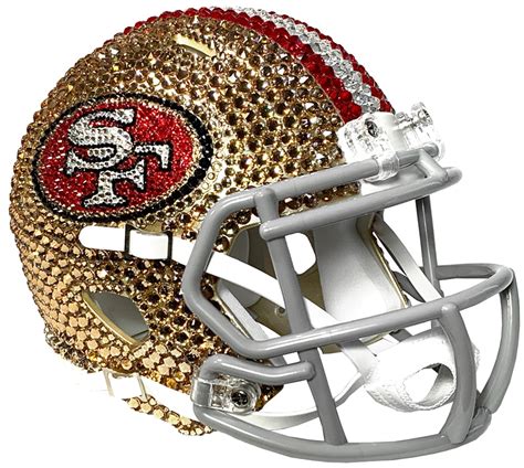 49ers Swarovski Crystal Mini Helmet – Pro Football Hall of Fame