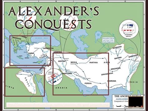 Route Of Alexander The Greats Conquest Map