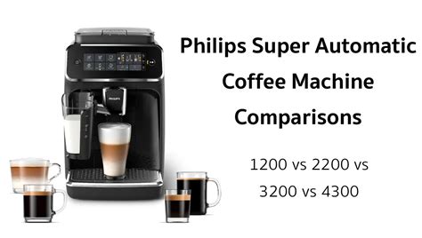 Ultimate Comparison of Philips Coffee Machines: 1200 vs 2200 vs 3200 vs 4300 [UPDATED]