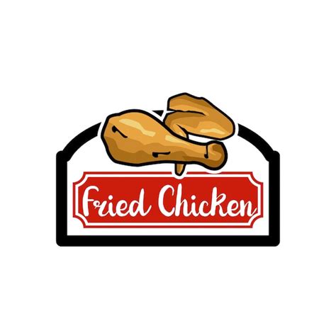 Premium Vector | Fried chicken logo