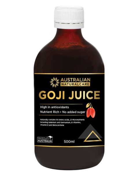 Goji Juice - MINERVA PHARMACEUTICALS PTY. LTD.