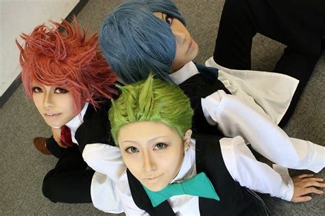 Pokemon Cosplay: Pokemon Black and White: Triplets Cilan, Chili and Cress Cosplay