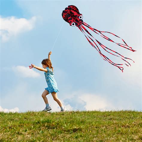 Aliexpress.com : Buy 80cm x 400cm / 2.6 x 13feet Frameless Octopus Parachute Stunt Kite Single ...