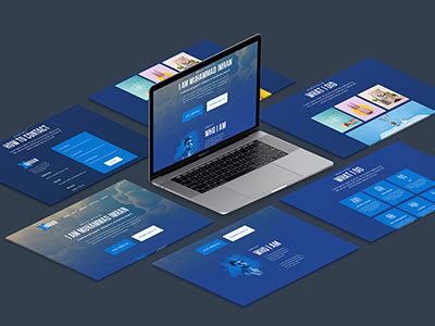 Portfolio web ui Design by Md: Imran molla on Dribbble