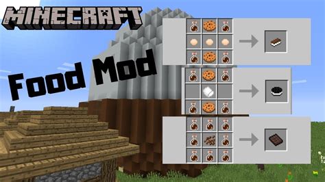 Minecraft Food Mod - YouTube