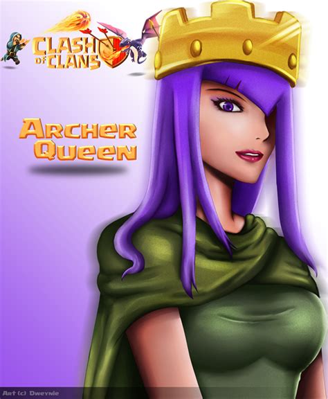 Archer Queen - CoC by Dweynie.deviantart.com on @DeviantArt | Clash of ...