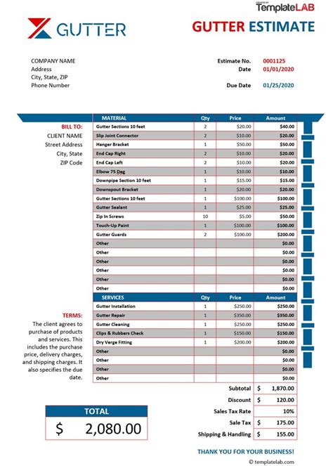 Free Cleaning Invoice Template