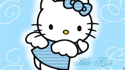 Blue Bow Hello Kitty Blue Dress Hello Kitty, HD wallpaper | Peakpx