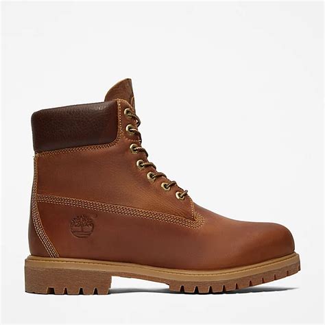 Timberland® Premium 6 Inch Waterproof Heritage Boot for Men in Brown | Timberland