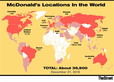 Mcdonalds Around The World Map Table Rock Lake Map | Images and Photos finder