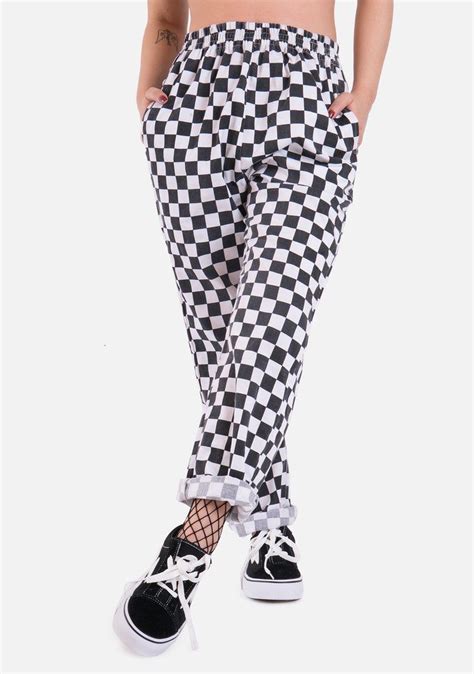 Helter Skelter Checkerboard Pants | Pants, Clothes, Fashion