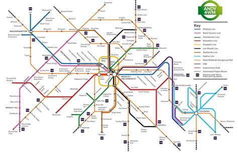 West Midlands ‘Tube map’ unveiled - The International Light Rail Magazine