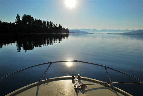 outside of the bubble: Boating on Flathead Lake