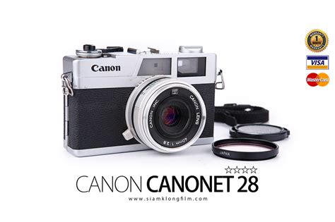 [SALE] กล้องฟิล์ม Canon Canonet 28 (ค.ศ 1971) – สยามกล้องฟิล์ม