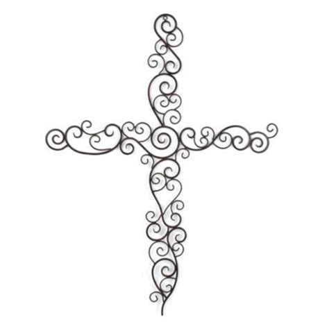 Swirl Metal Cross Plaque | Little cross tattoos, Cross tattoos and Porches