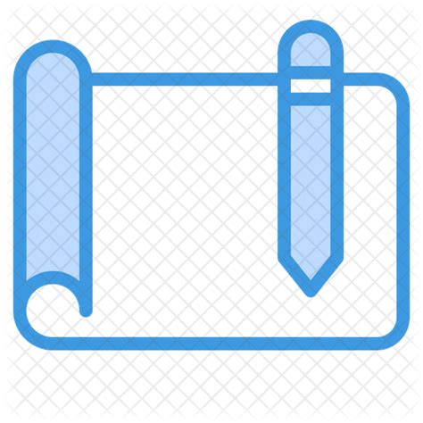 Plan Icon - Download in Colored Outline Style