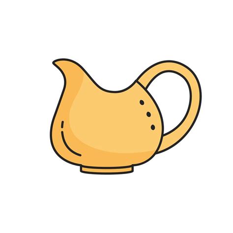 Milk jug isolated on white. Doodle style. 13369967 Vector Art at Vecteezy