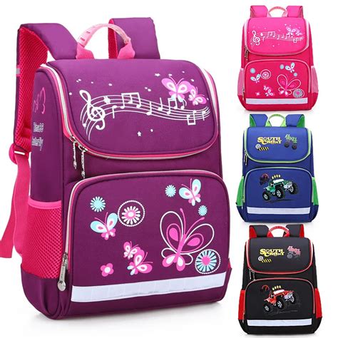 2018 Kids School Bags for Girls Princess Book Bag Orthopedic Waterproof ...