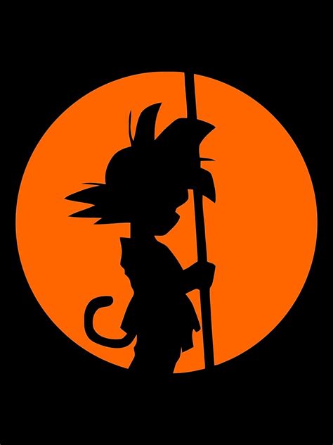 Lámina fotográfica «Goku Silueta Dragon Ball» de BrandonEllis66 | Redbubble