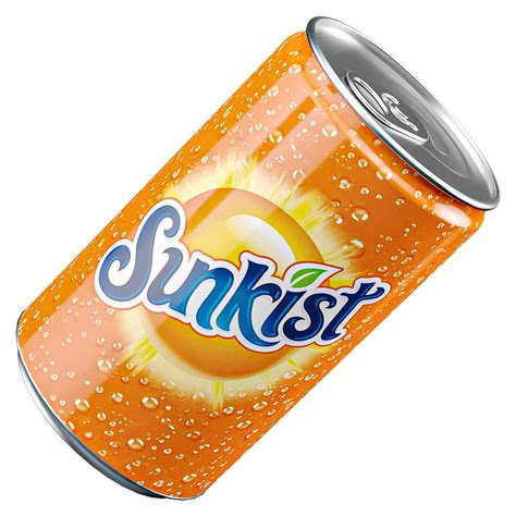 Sunkist Orange Soda 187ml Slim - 3D Model by murtazaboyraz