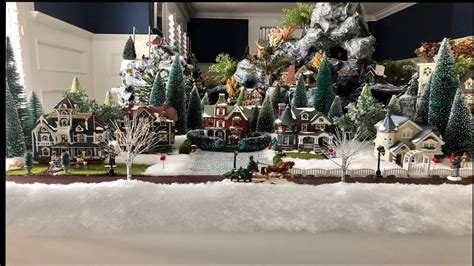 Christmas Village Houses Display Ideas