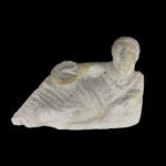 Etruscan lid of a cinerary urn with a reclining figure for sale | Etruscan Antiquities for sale