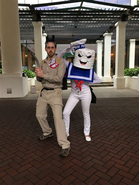 DIY Ghostbuster & Stay Puff Marshmellow Man costume. | Marshmallow man ...