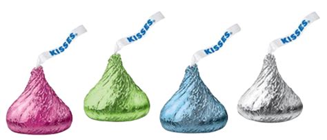 Hersheys Kisses Milk Chocolate Pastel Colors - All City Candy - Clip Art Library