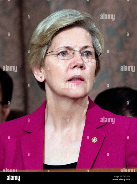 United States Senator Elizabeth Warren (Democrat of Massachusetts), member, U.S. Senate Banking ...