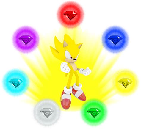 Super Sonic with Chaos Emeralds (2) by Banjo2015 on DeviantArt