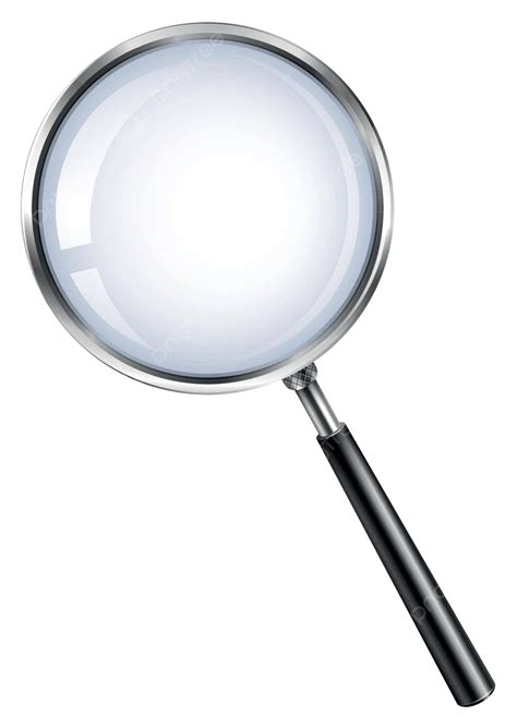 Magnifying Glass On White Isolated Background Evidence Vector, Isolated, Background, Evidence ...