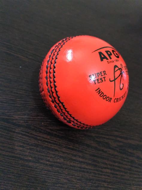 Leather Apg Orange Indoor Cricket Ball at Rs 400 in Jalandhar | ID ...