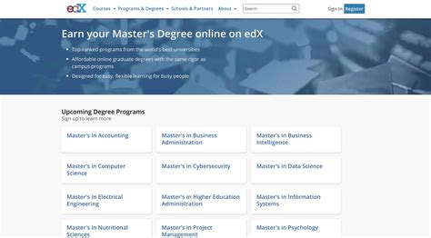 EdX Lists 13 Upcoming Online Masters Degree Program — Class Central